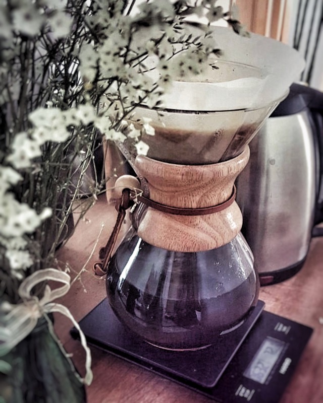 Perk Coffee in a Chemex