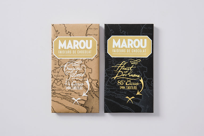 Marou Chocolate Treasure Island and Heart of Darkness bars