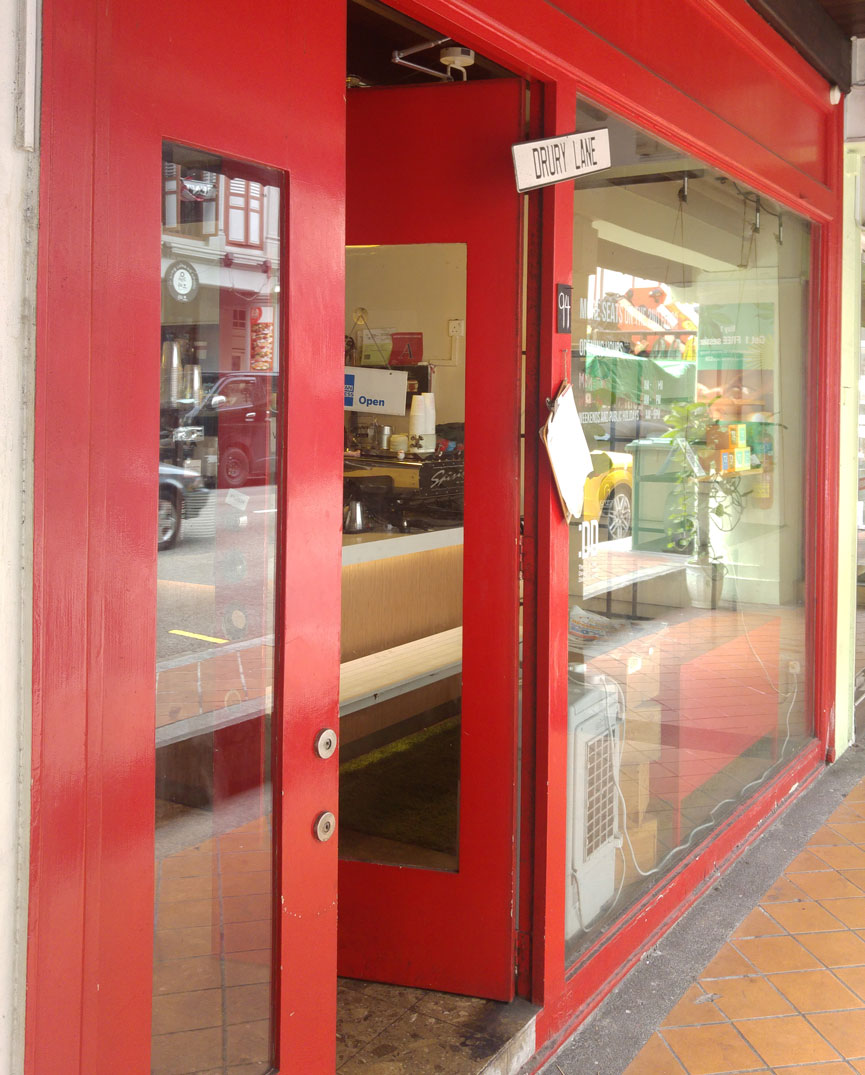 Drury Lane Red Shopfront