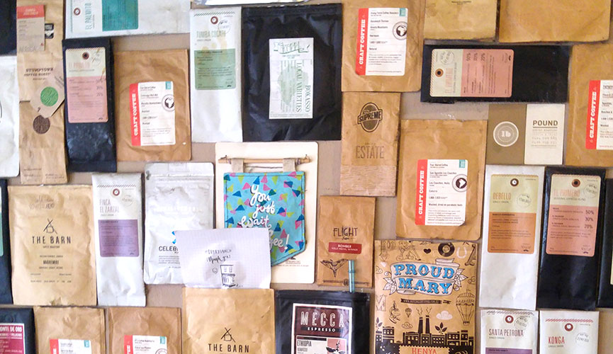 Drury Lane Coffe Bag Display