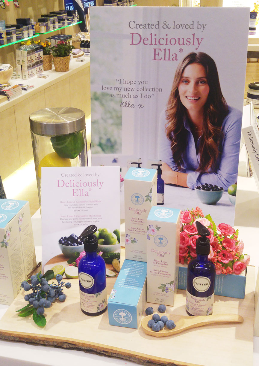 Display at the NYR and Deliciously Ella event.