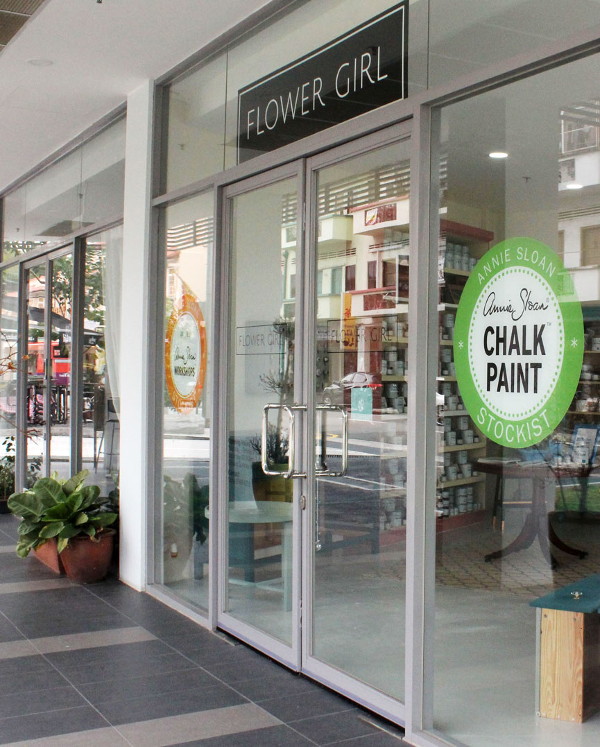 Flower Girl's shop front along Joo Chiat Place.