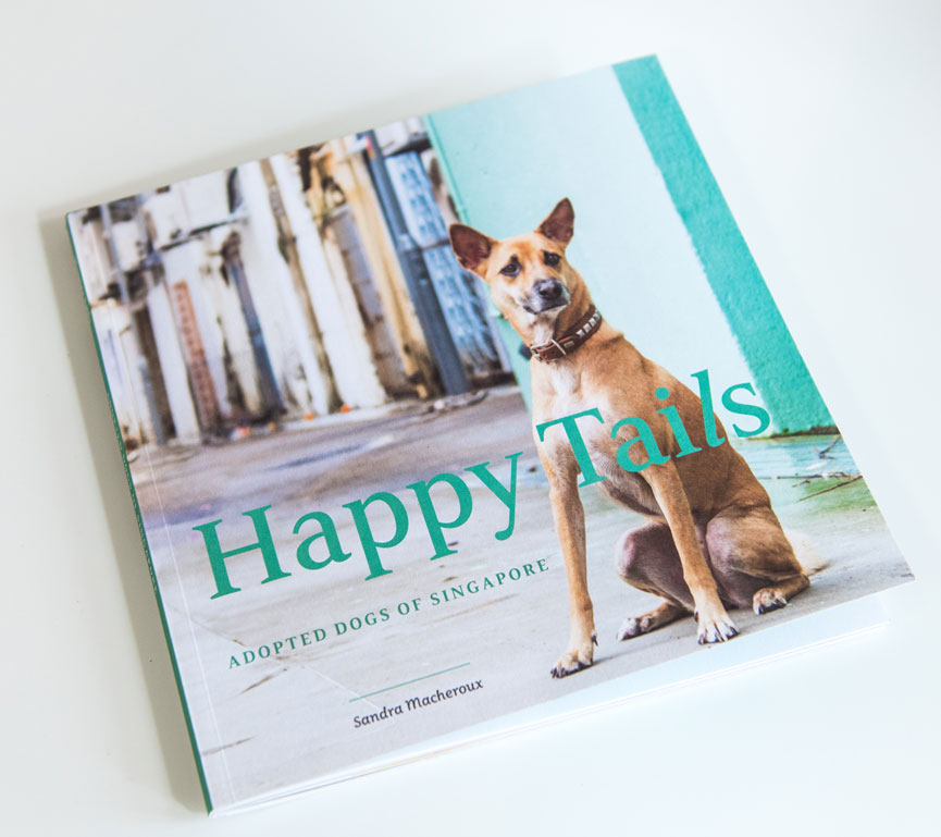 Happy Tails, a photobook of adopted dogs in Singapore by Sandra Macheroux