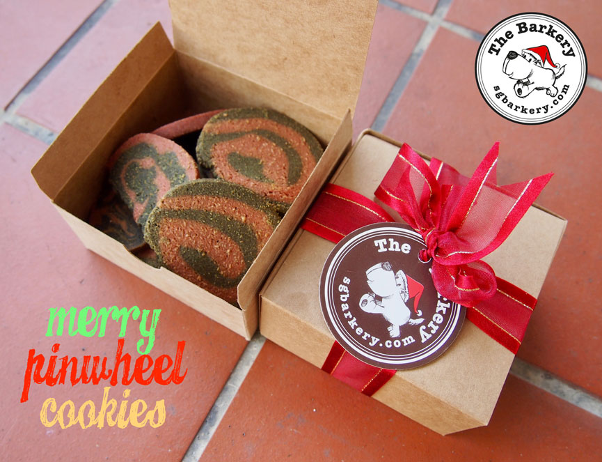Christmas Pinwheel Cookies. Image from The Barkery
