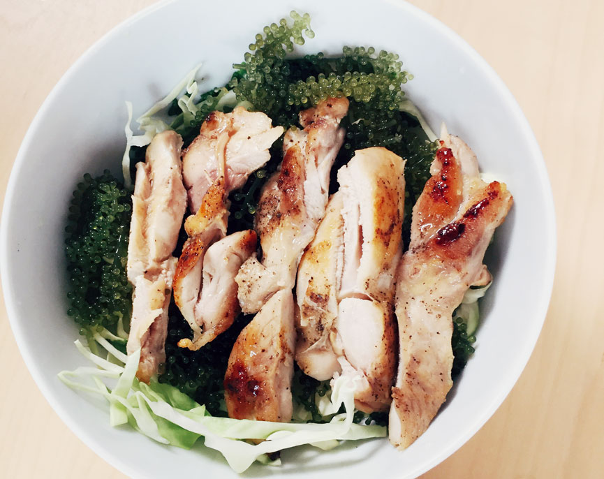 Meal Belly Green Caviar Vietnamese Chicken Salad