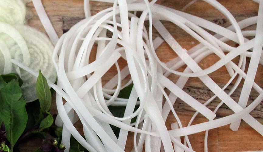 Pho rice noodles