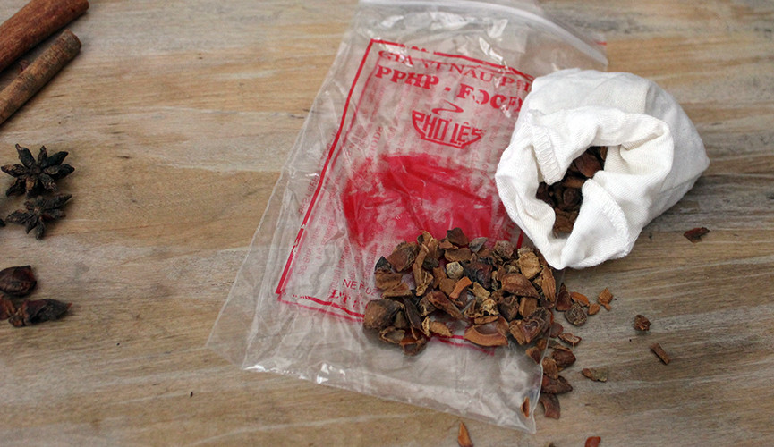Pre made spice bag from Sydney