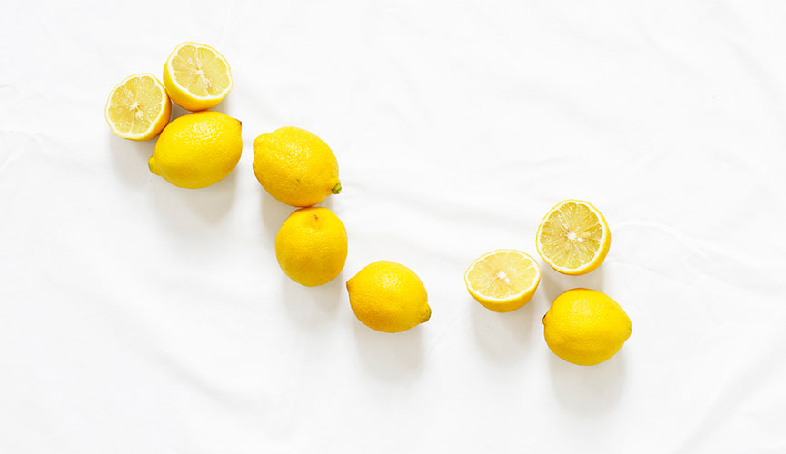 Clean Beauty kitchen remedies - lemon