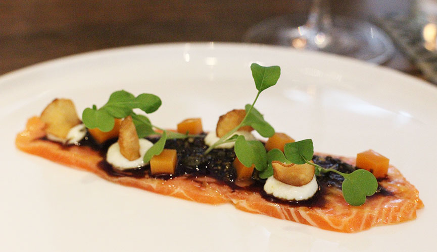 Chef's Table Salmon Trout starter