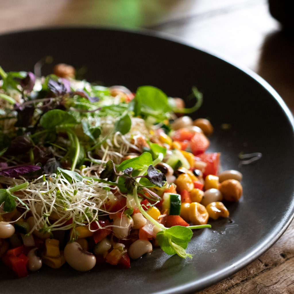 African Bean Salad at Kafe Utu