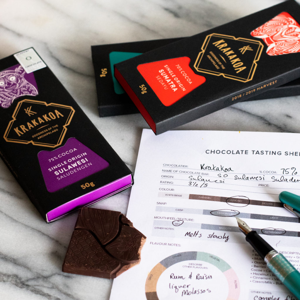 Chocolate Tasting Krakakoa Single Origin Chocolates