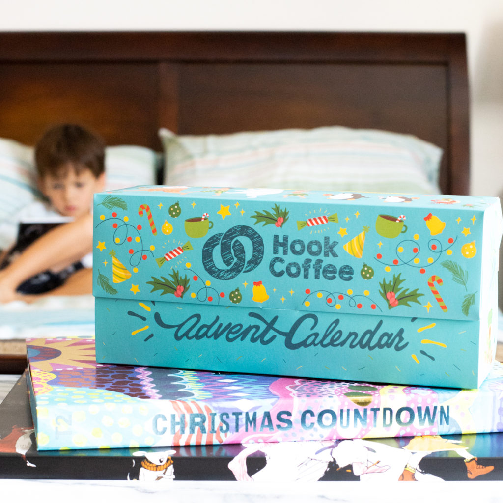 Advent Calendars by T2 Tea, Hook Coffee and Zotter (from Hello Chocolate)