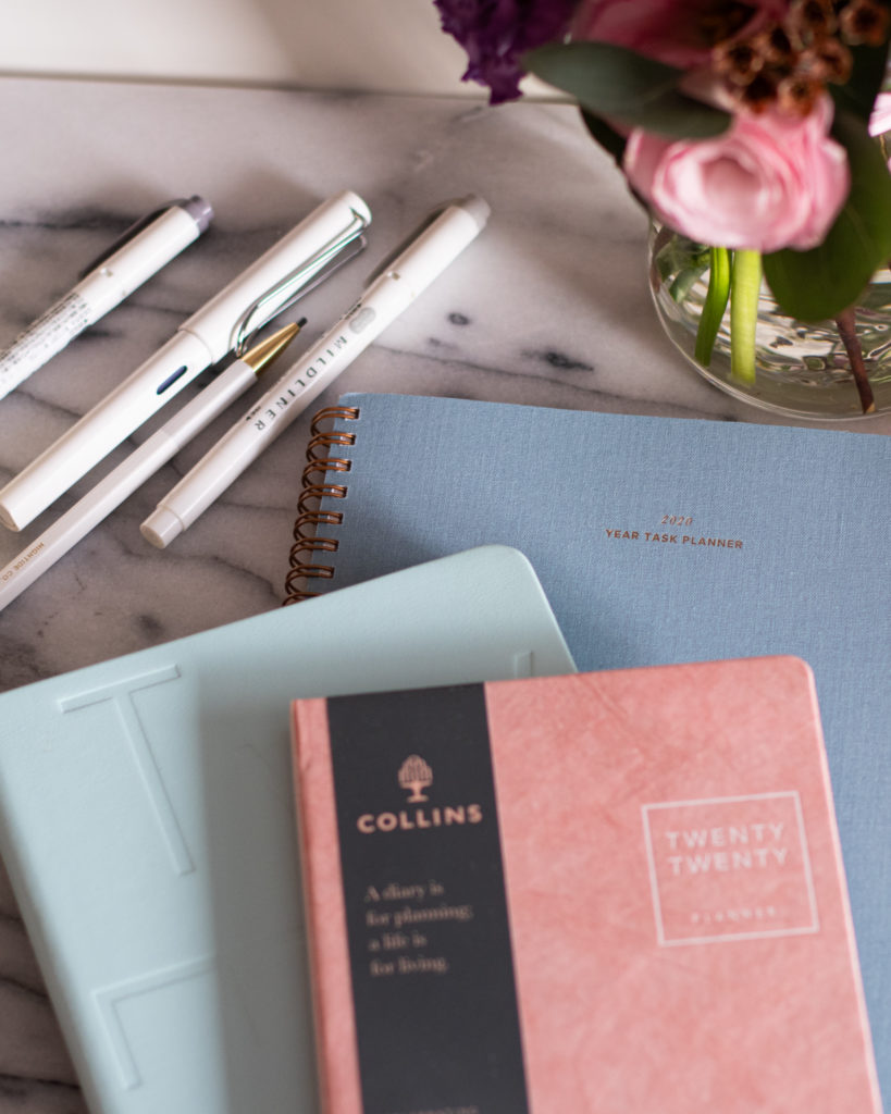 2020 Diaries from Collins Debden, Kikki K, Appointed